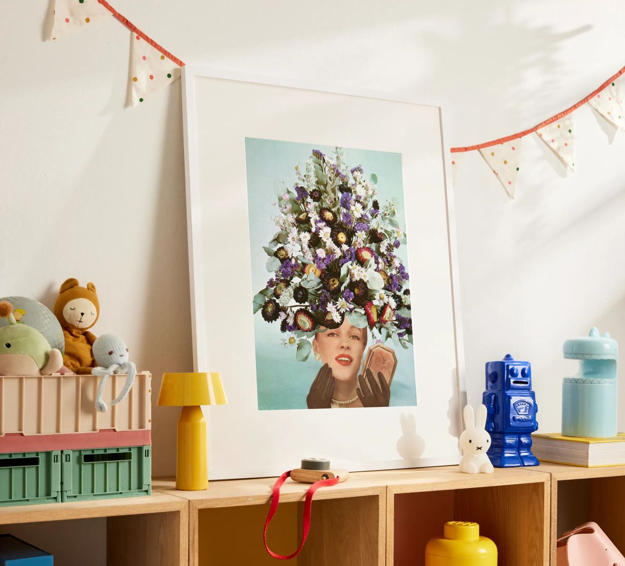 Floral Fashions III poster by Cassia Beck Collage