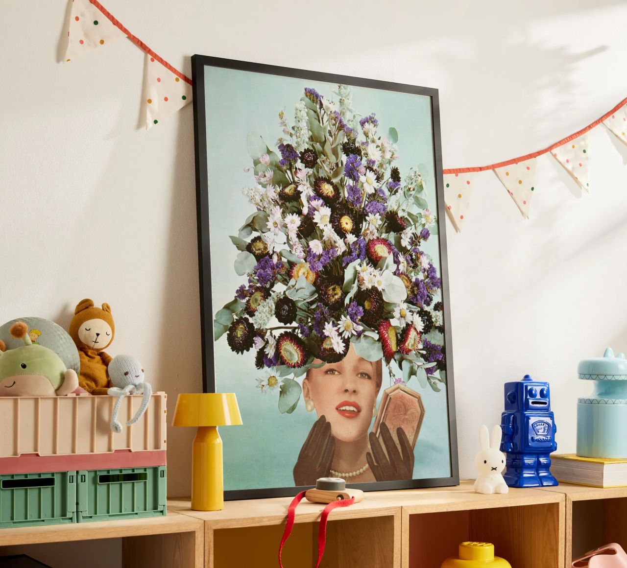 Floral Fashions III poster by Cassia Beck Collage