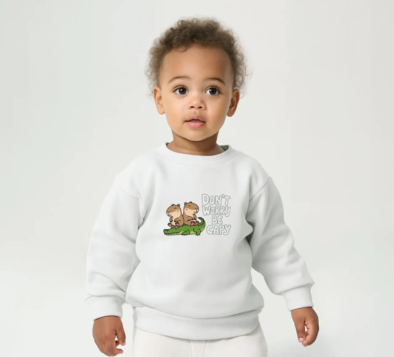 Don't Worry Be Capy felpa neonato da edsonramosart