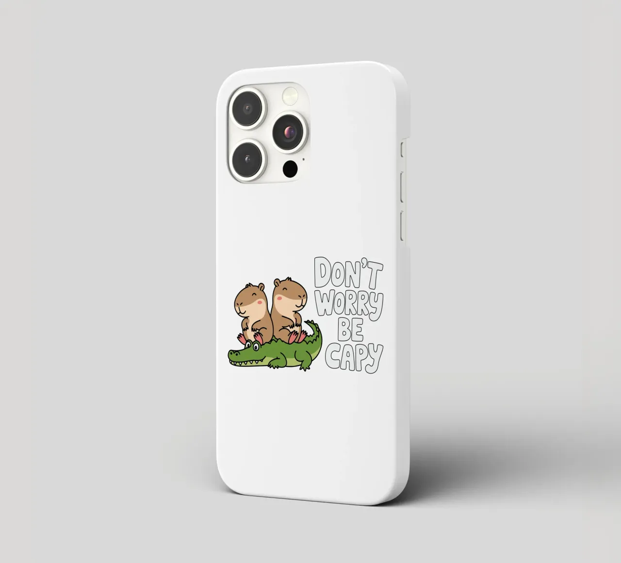 Don't Worry Be Capy cover iphone da edsonramosart