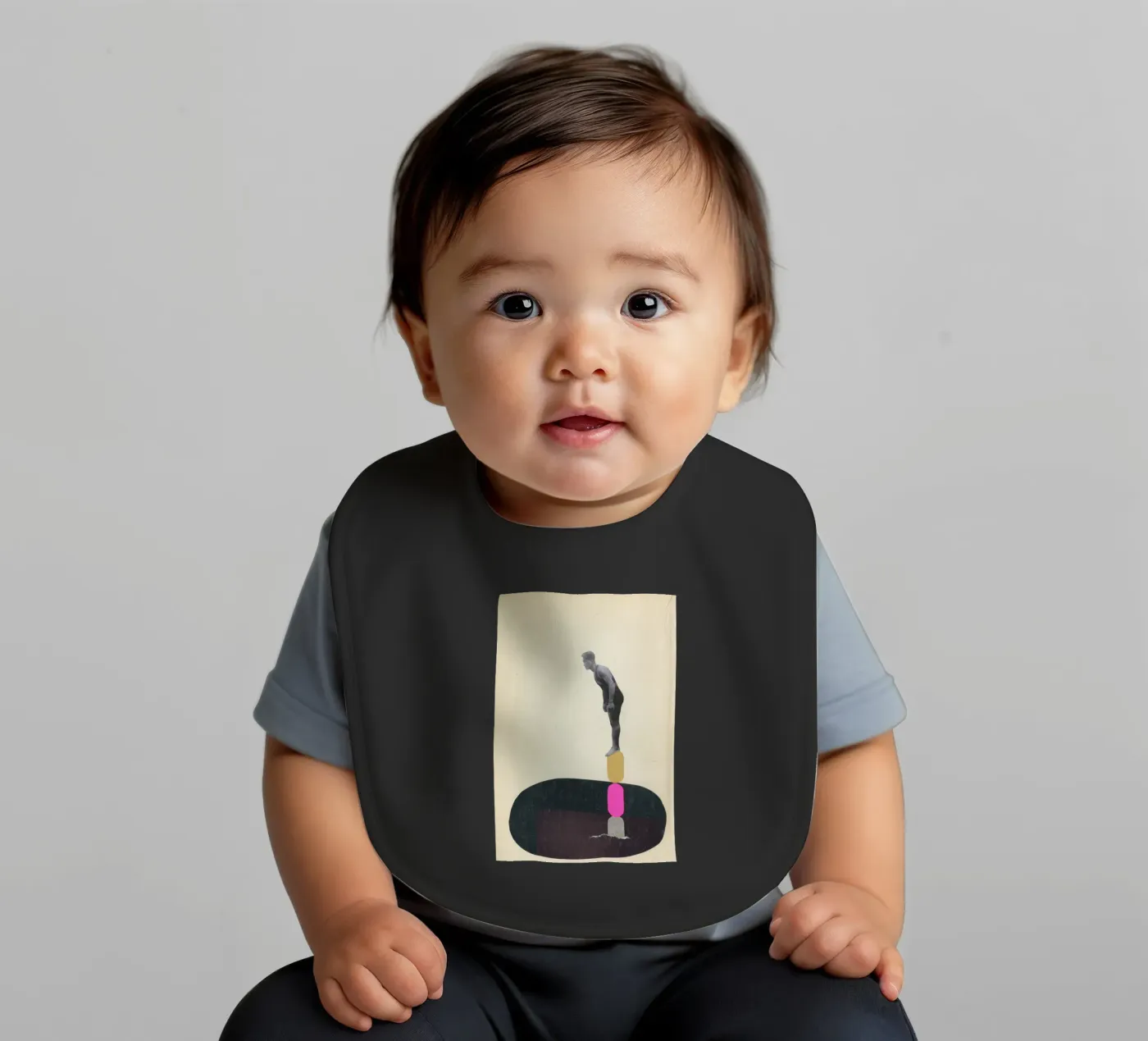 Rock Pool Babylätzchen von Cassia Beck Collage