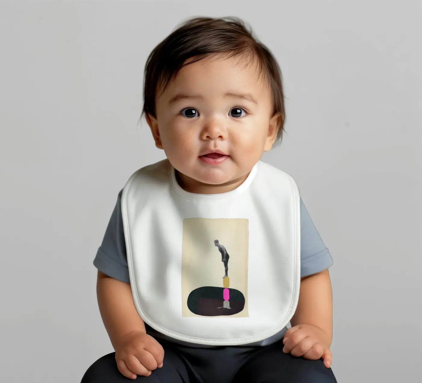 Rock Pool Babylätzchen von Cassia Beck Collage