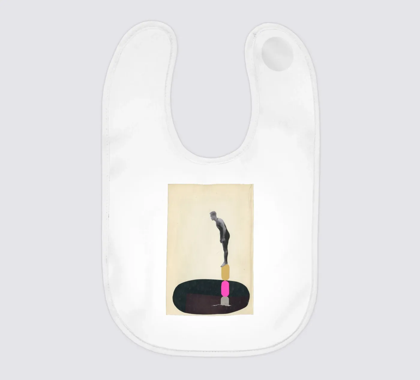 Rock Pool Babylätzchen von Cassia Beck Collage