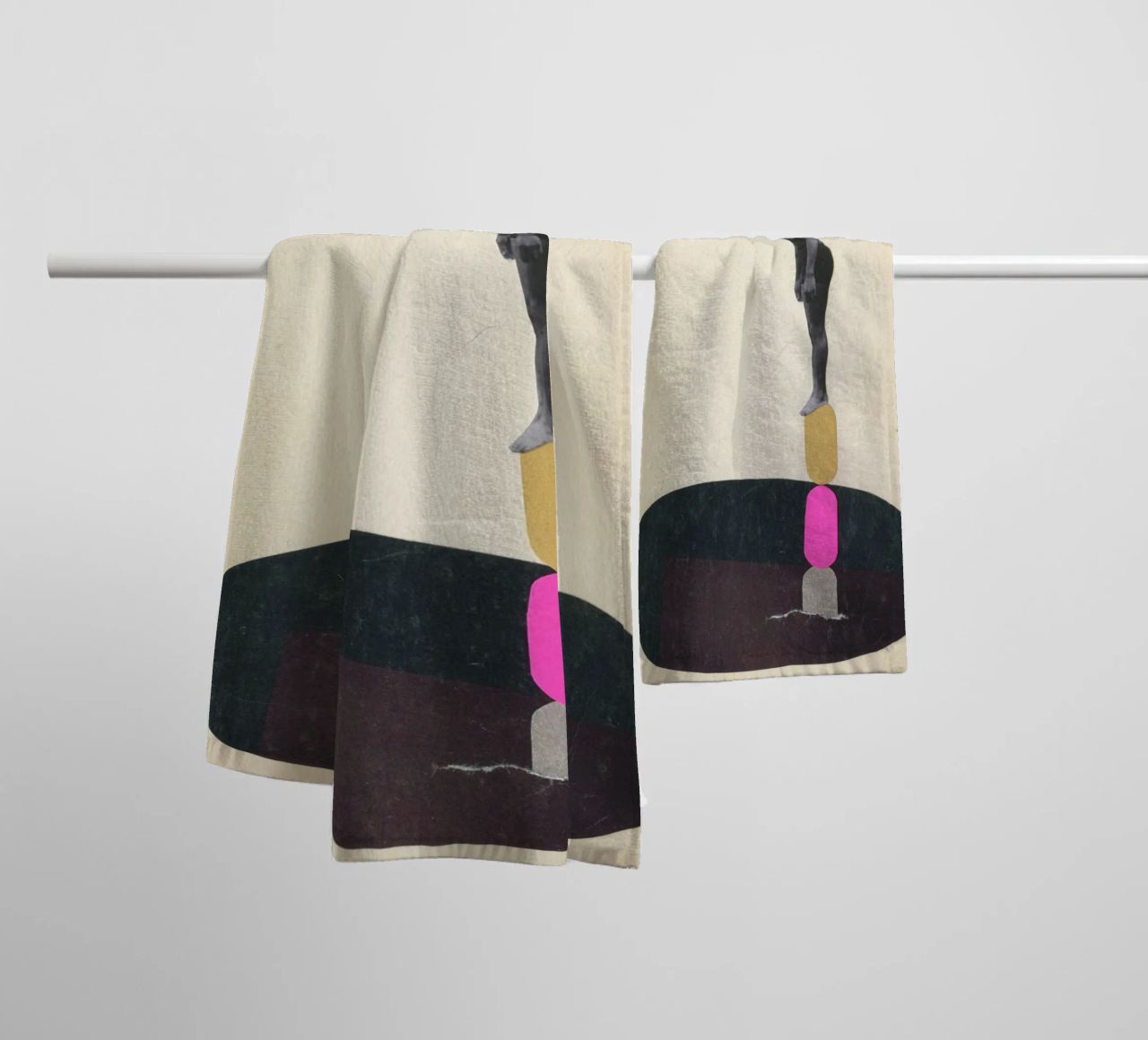 Rock Pool towel by Cassia Beck Collage