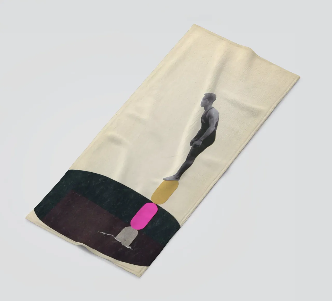 Rock Pool telo mare da Cassia Beck Collage