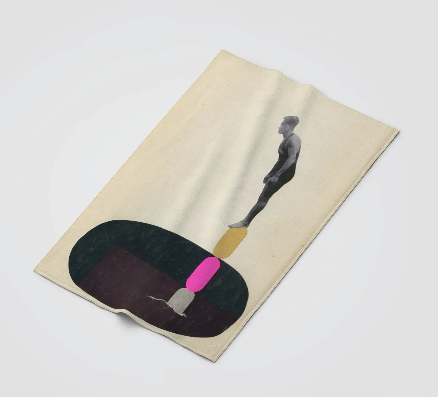 Rock Pool Fleecedecke von Cassia Beck Collage