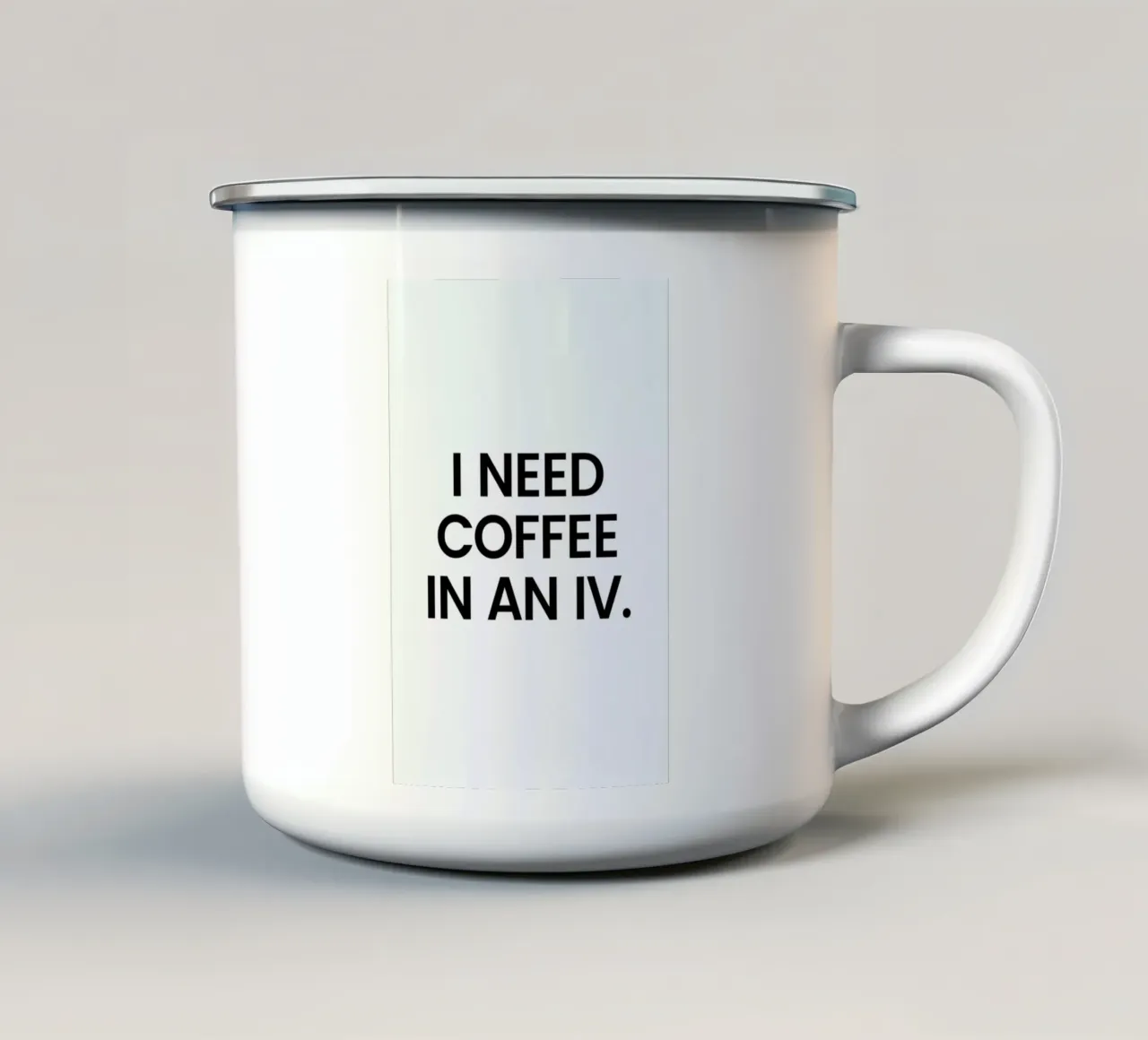 Coffee tazza in smalto da Studio One