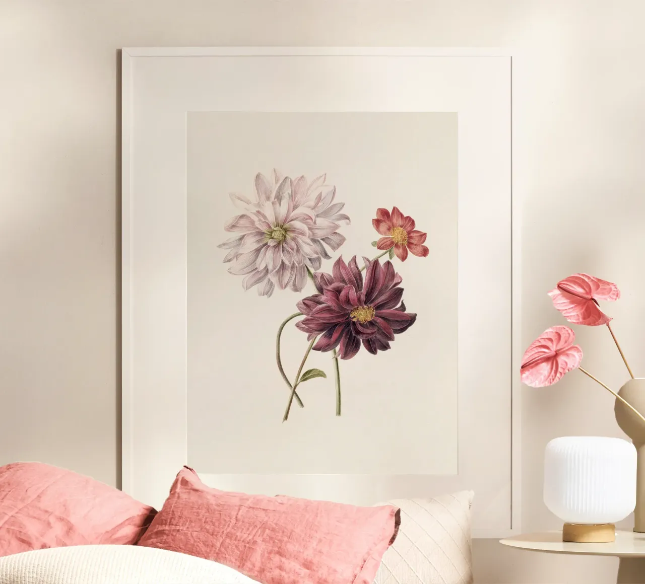 Dahlia poster da Botanical