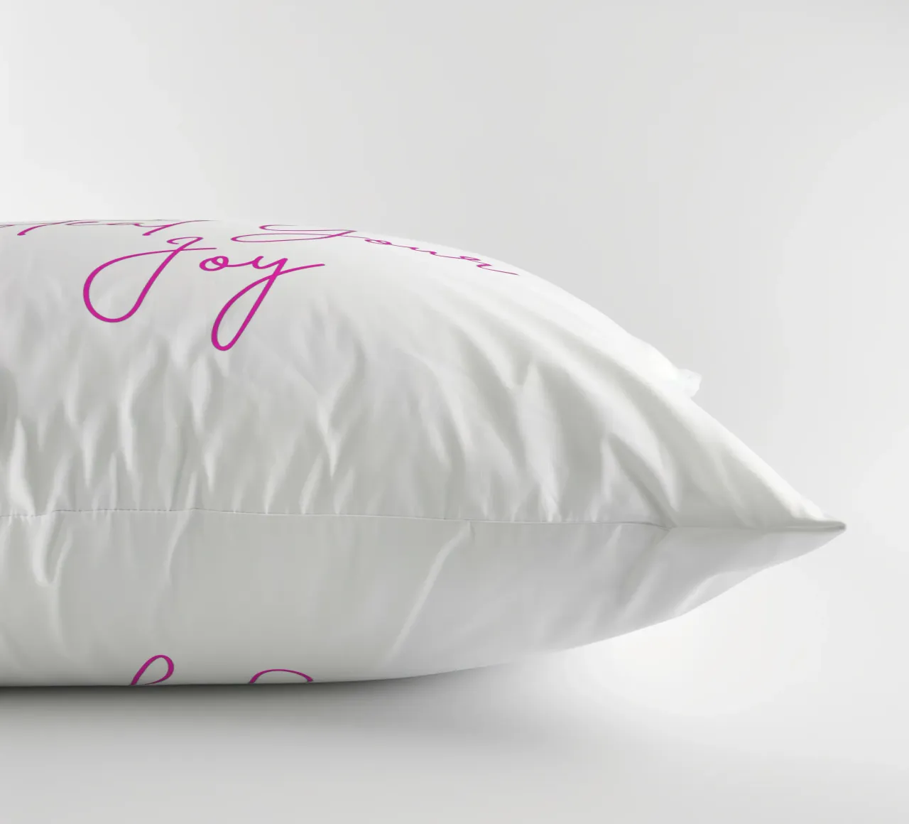 "Don't Let Comparison Steal Your Joy" Neon Pink cuscino da FABOArt