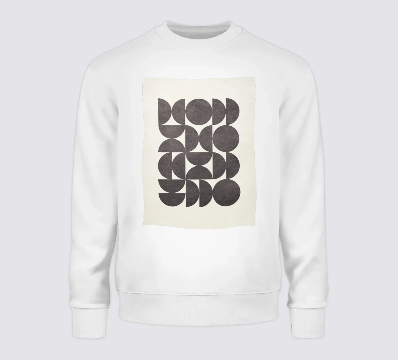 Bauhaus Style Semicircles felpa da apoloprints