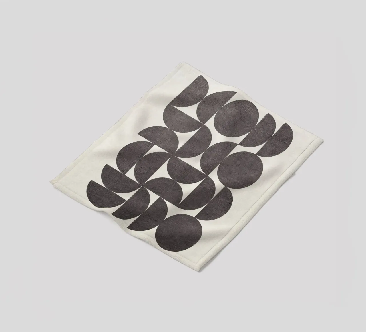 Bauhaus Style Semicircles coperta in pile da apoloprints