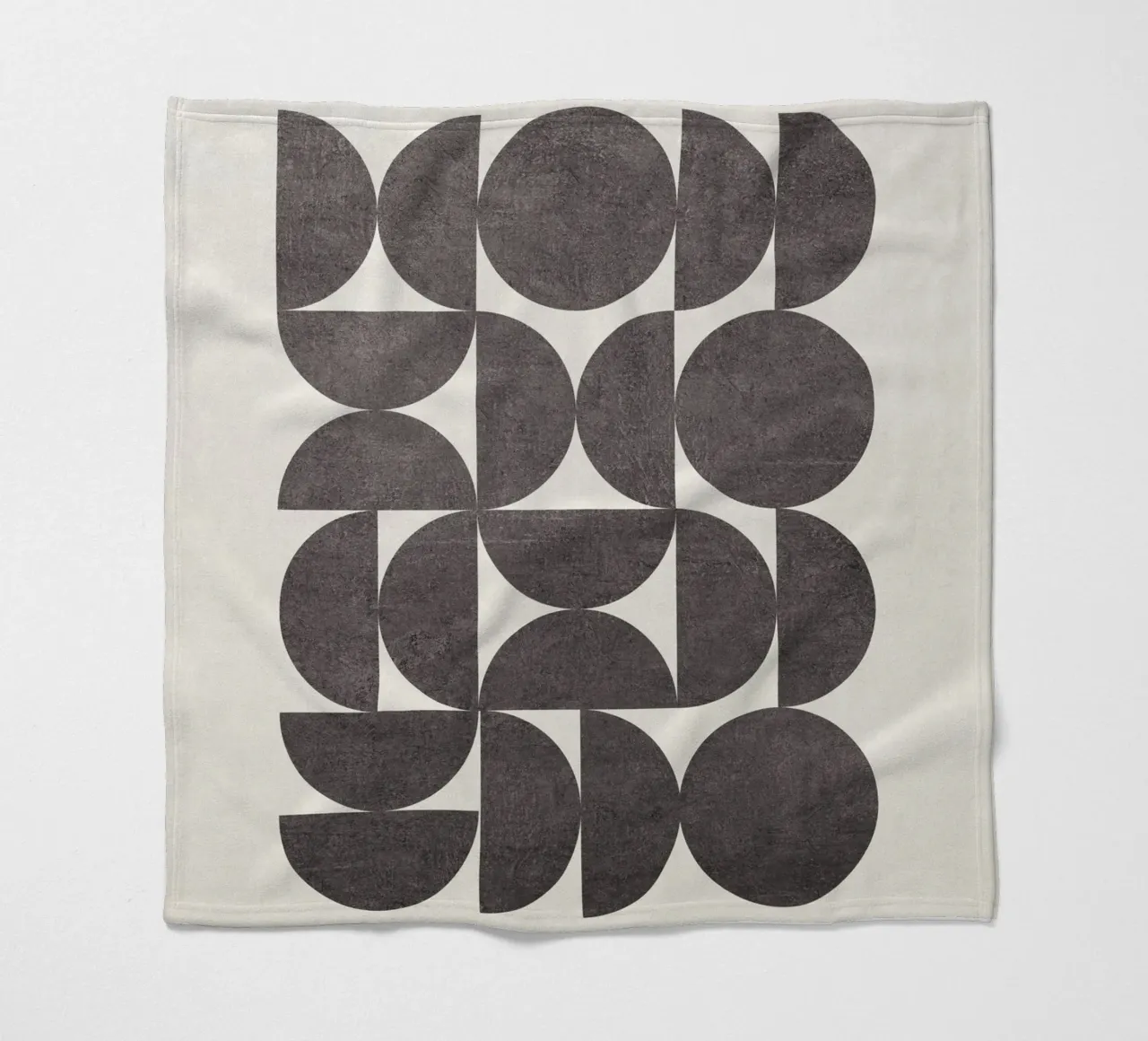 Bauhaus Style Semicircles coperta in pile da apoloprints