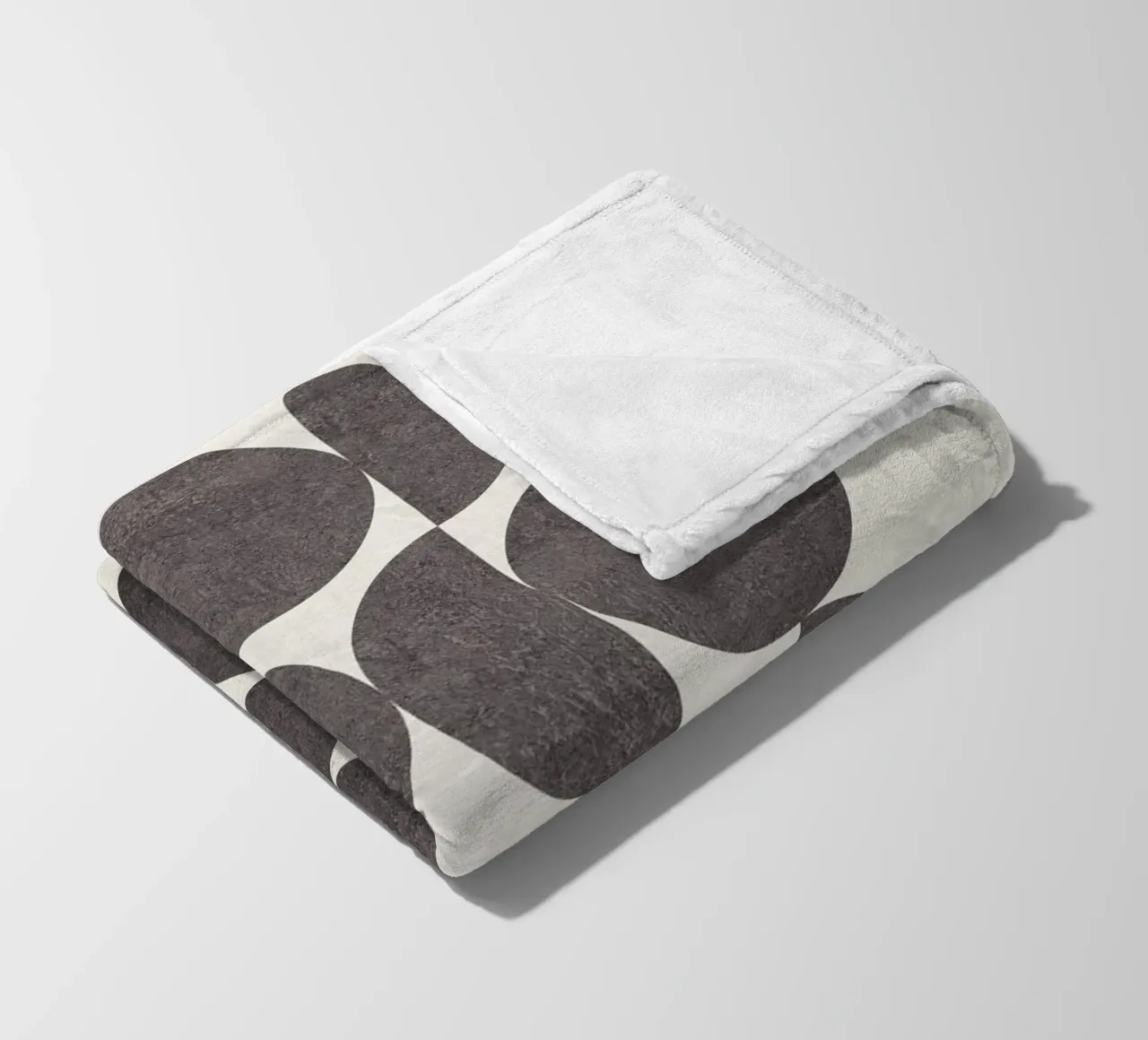 Bauhaus Style Semicircles coperta in pile da apoloprints