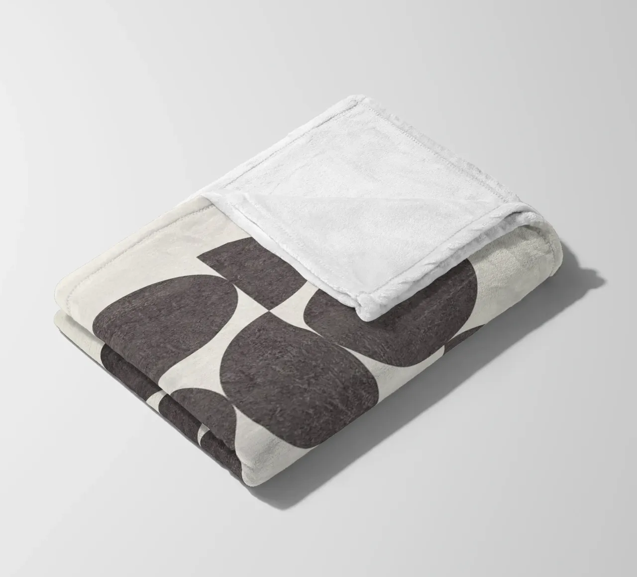 Bauhaus Style Semicircles coperta in pile da apoloprints