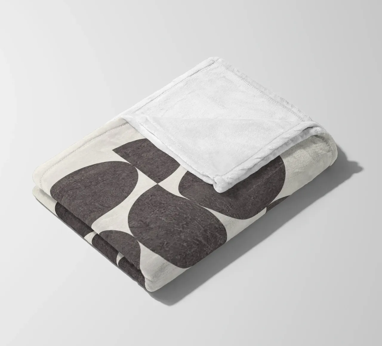 Bauhaus Style Semicircles coperta in pile da apoloprints