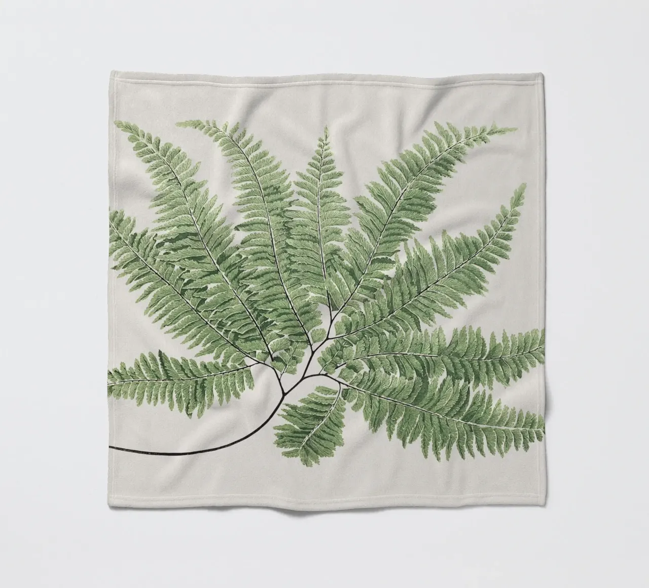 Fern leaves coperta in pile da apoloprints