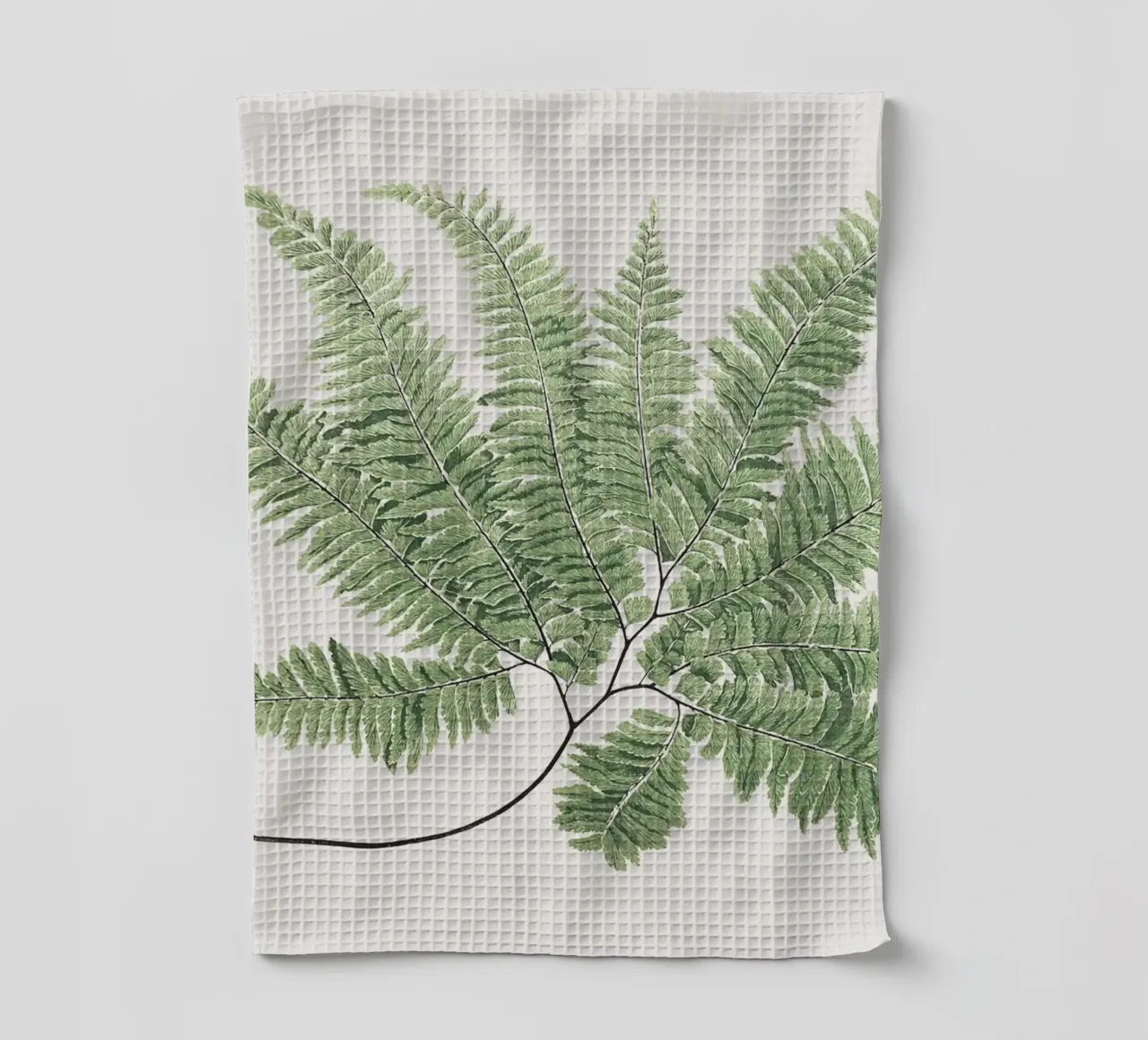 Fern leaves canovaccio da cucina da apoloprints