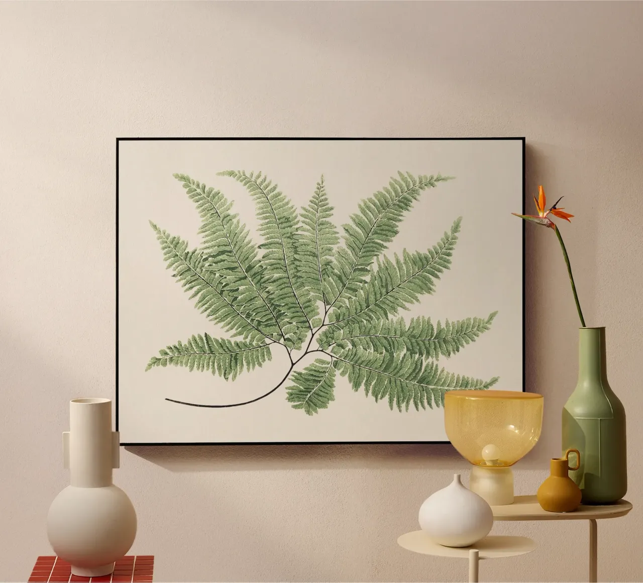 Fern leaves plexiglass da apoloprints