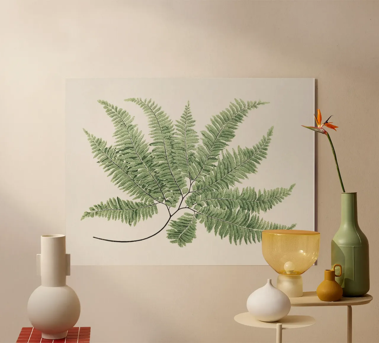 Fern leaves plexiglass da apoloprints