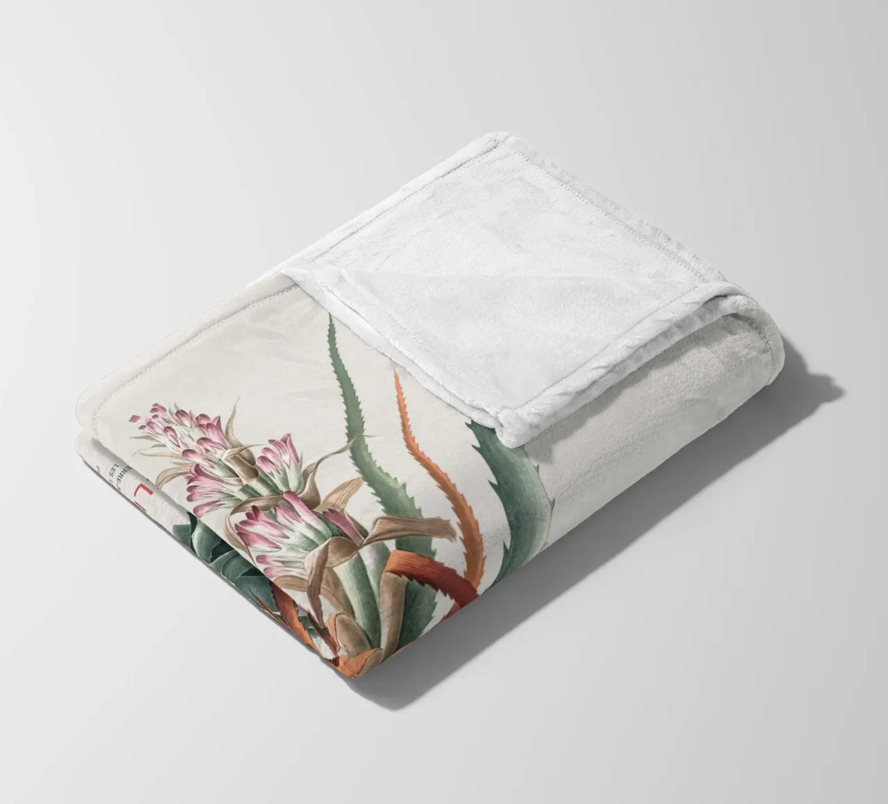 Wilde Ananas oder Bromelia pinguin Fleecedecke von Vintagrafica