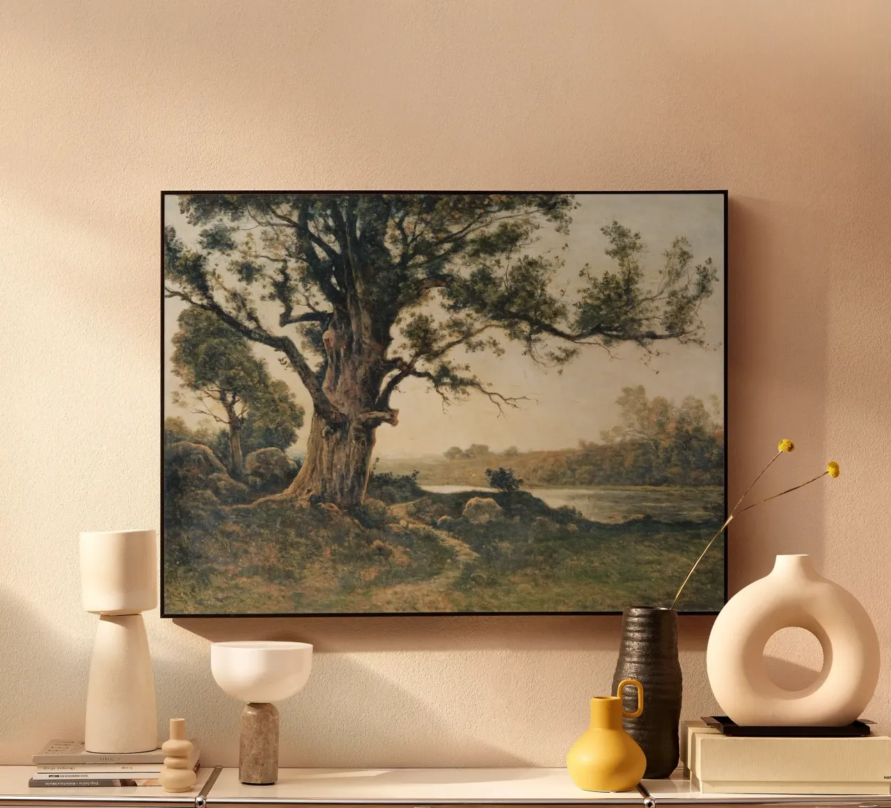 Tree on the riverbank plexiglass da apoloprints