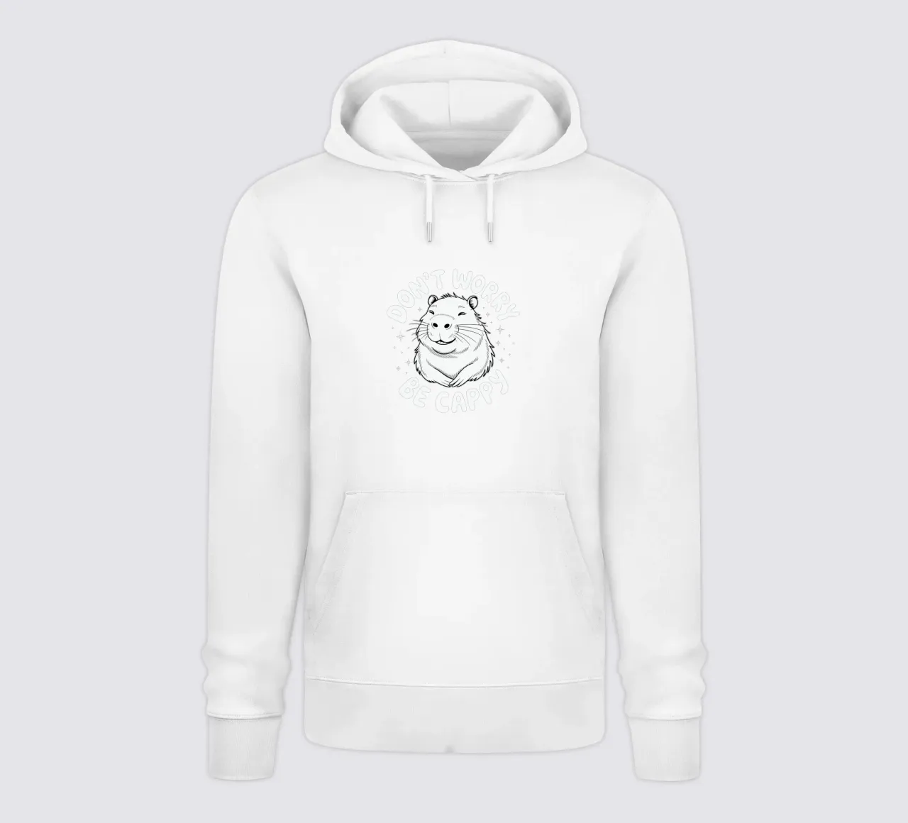 Don't worry, be cappy felpa con cappuccio da edsonramosart