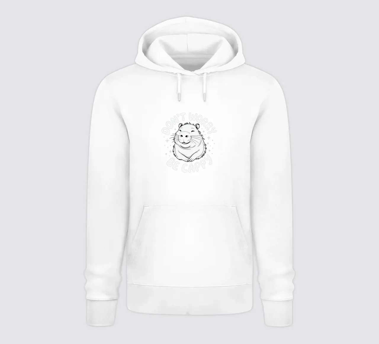 Don't worry, be cappy hoodie by edsonramosart