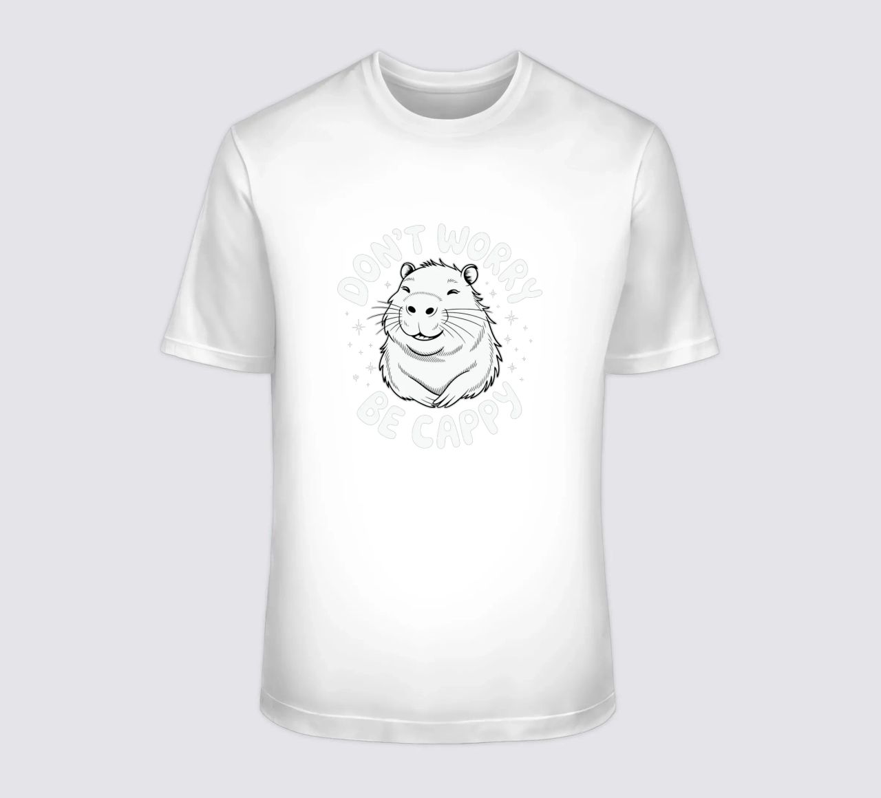 Don't worry, be cappy t-shirt da edsonramosart