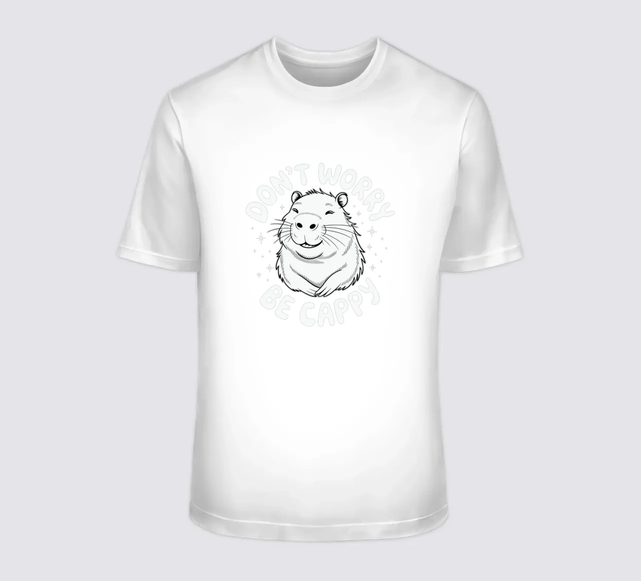 Don't worry, be cappy t-shirt by edsonramosart