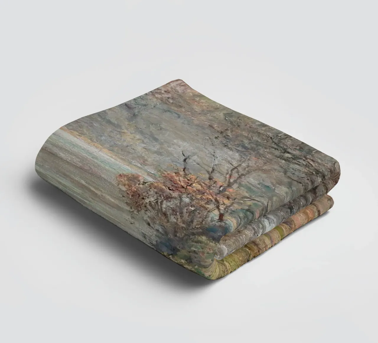 River landscape in autumn asciugamano da bagno da apoloprints
