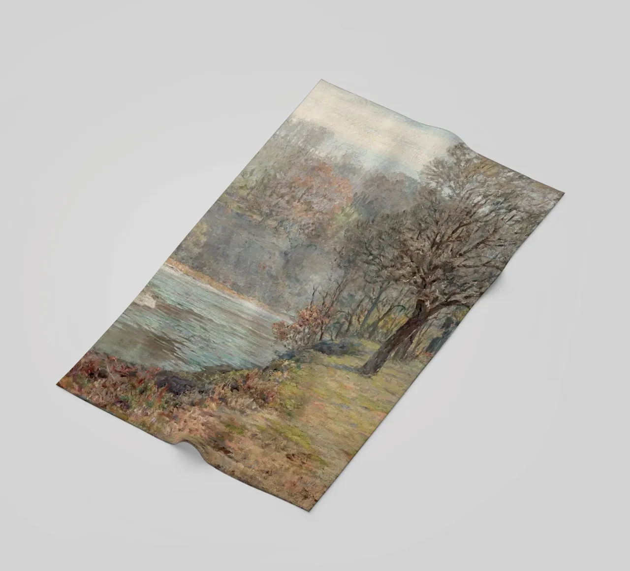 River landscape in autumn telo mare da apoloprints