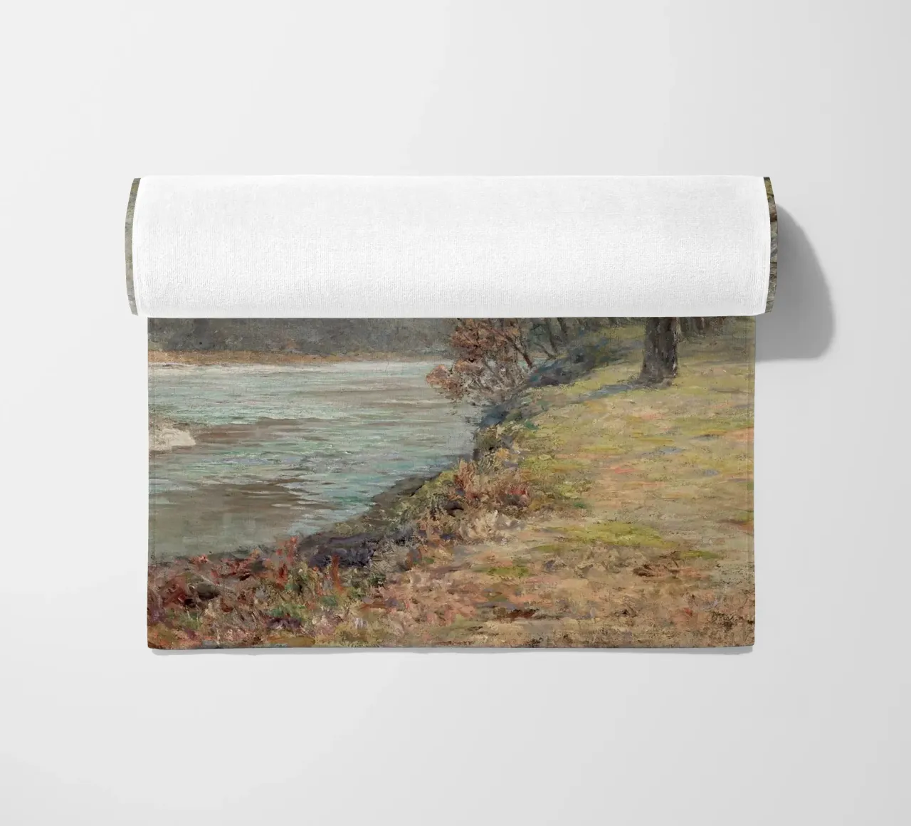 River landscape in autumn telo mare da apoloprints