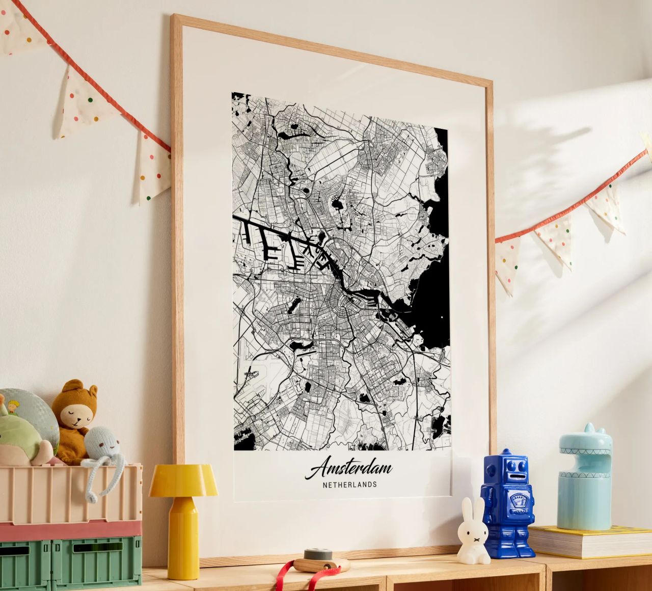 Amsterdam City Map poster by CityMapPoster
