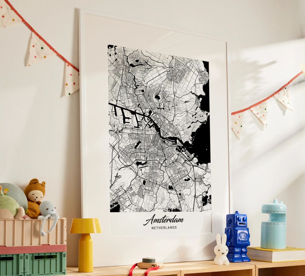 Amsterdam City Map poster by CityMapPoster