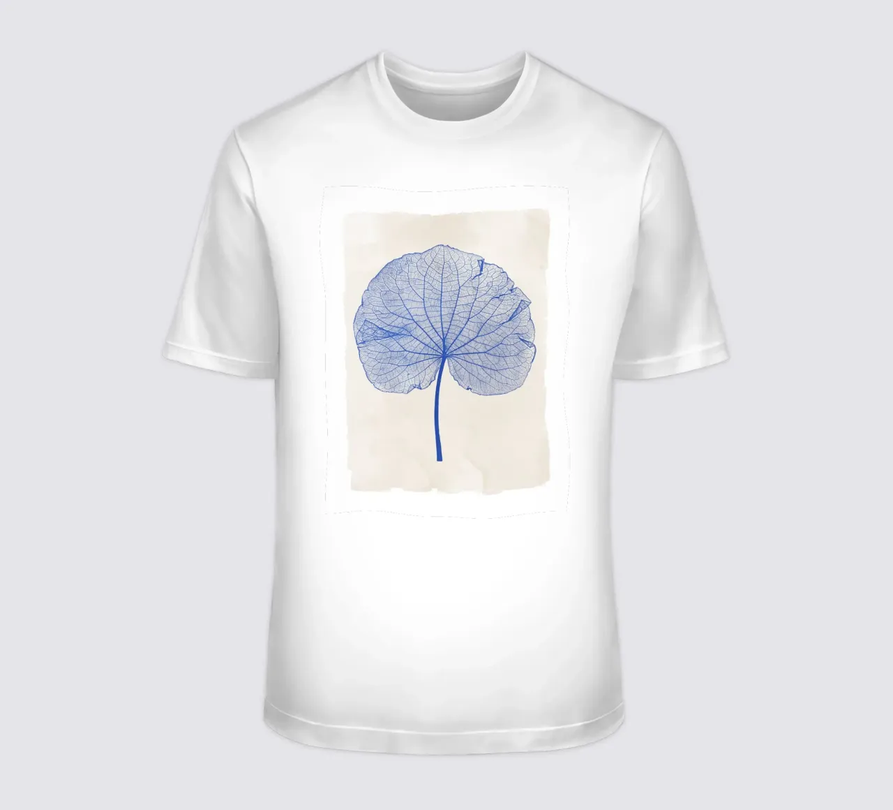 Blue Leaf no. 4 t-shirt da apoloprints