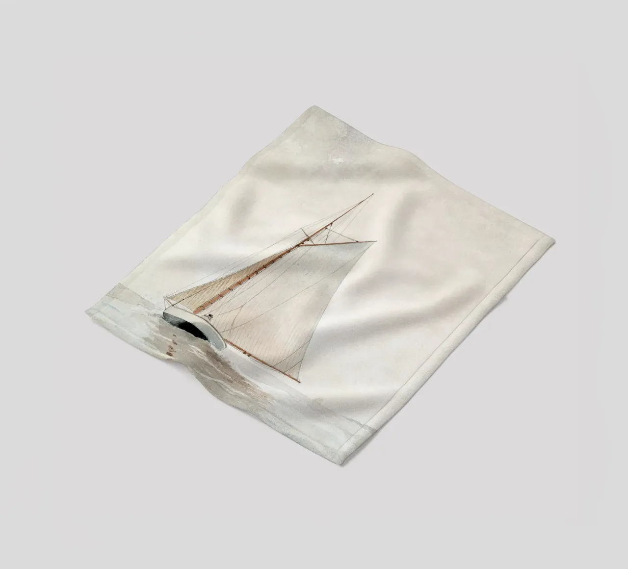 Sailing Seascape coperta in pile da apoloprints