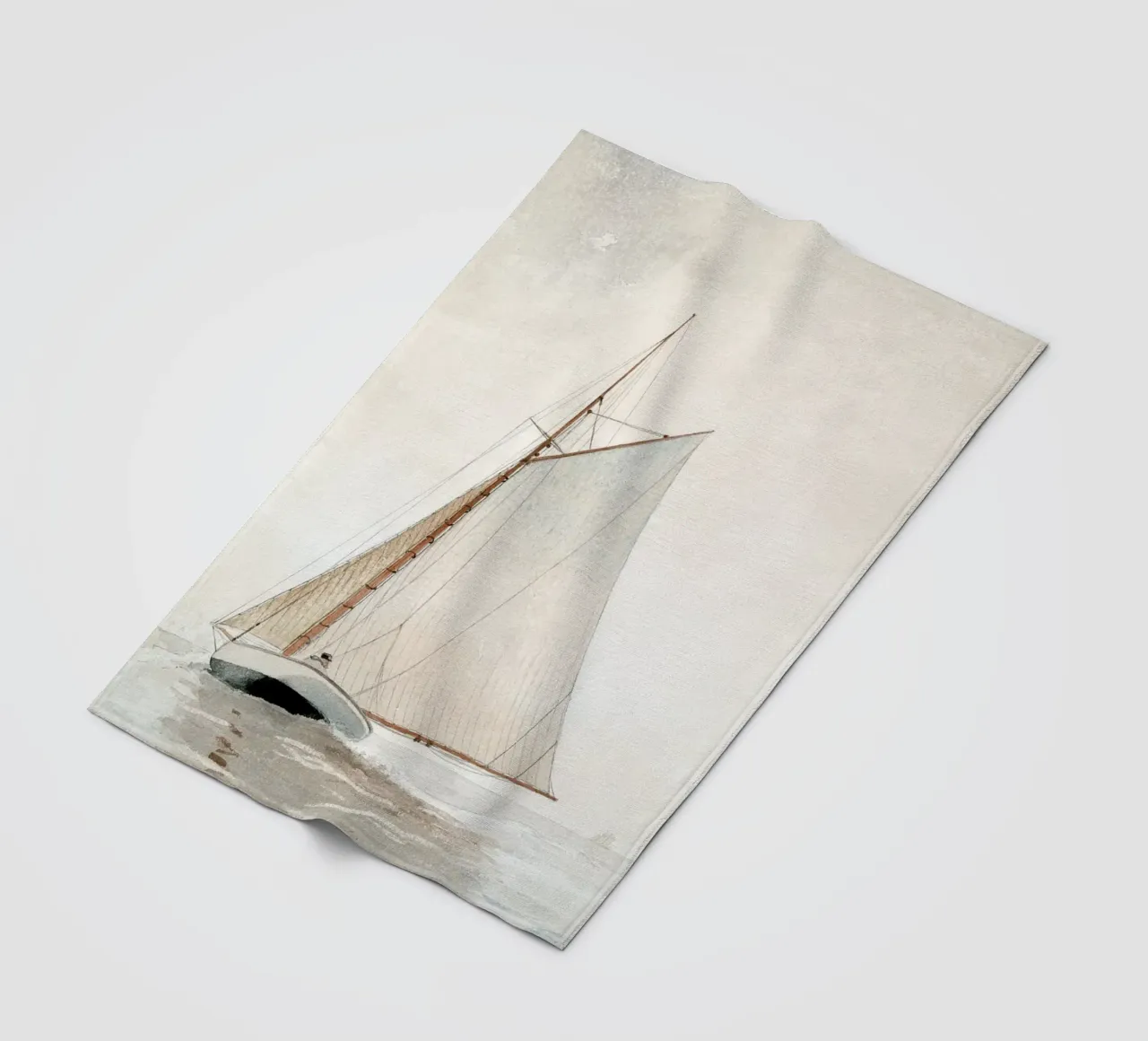 Sailing Seascape coperta in pile da apoloprints