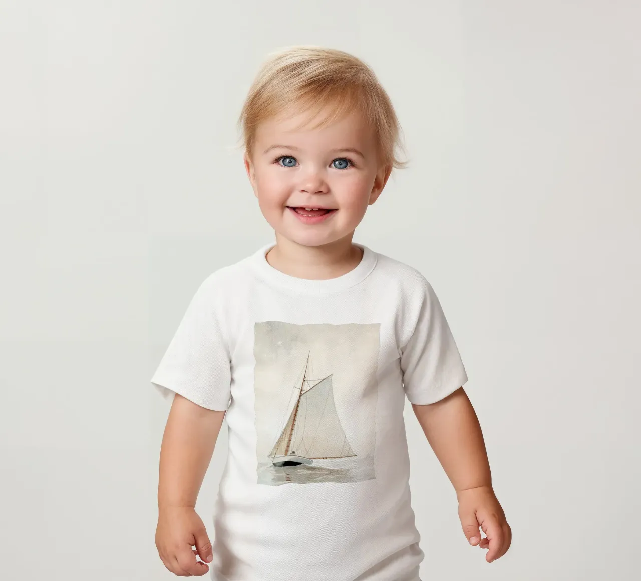 Sailing Seascape maglietta neonato da apoloprints