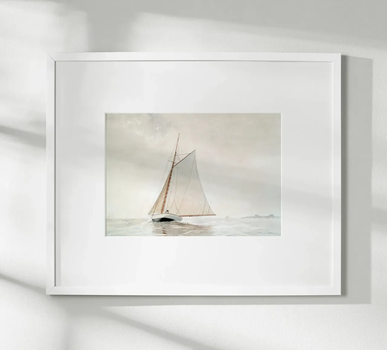 Sailing Seascape poster con telaio in alluminio da apoloprints