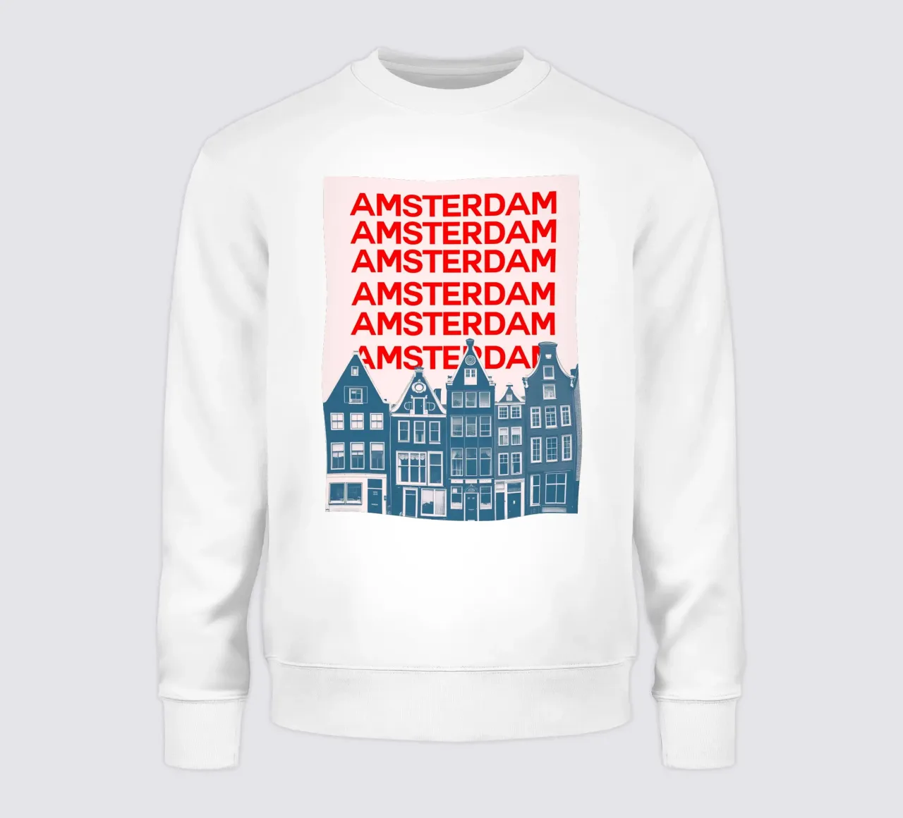 Amsterdam Cityscape felpa da Attaboy Dsgn