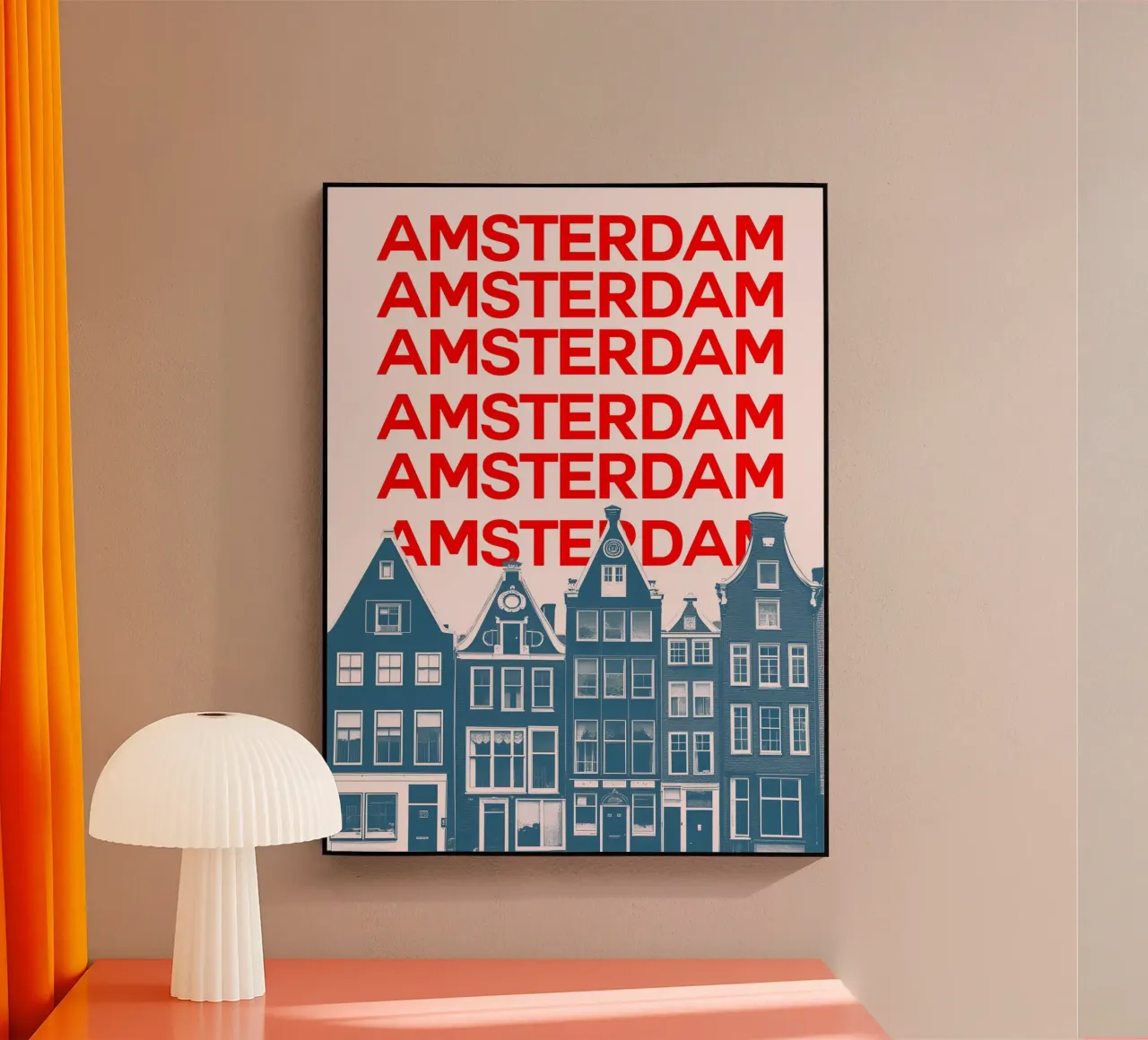 Amsterdam Cityscape plexiglass da Attaboy Dsgn