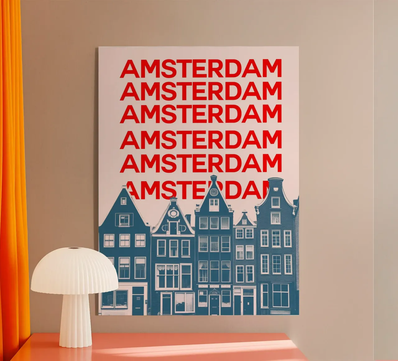 Amsterdam Cityscape plexiglass da Attaboy Dsgn