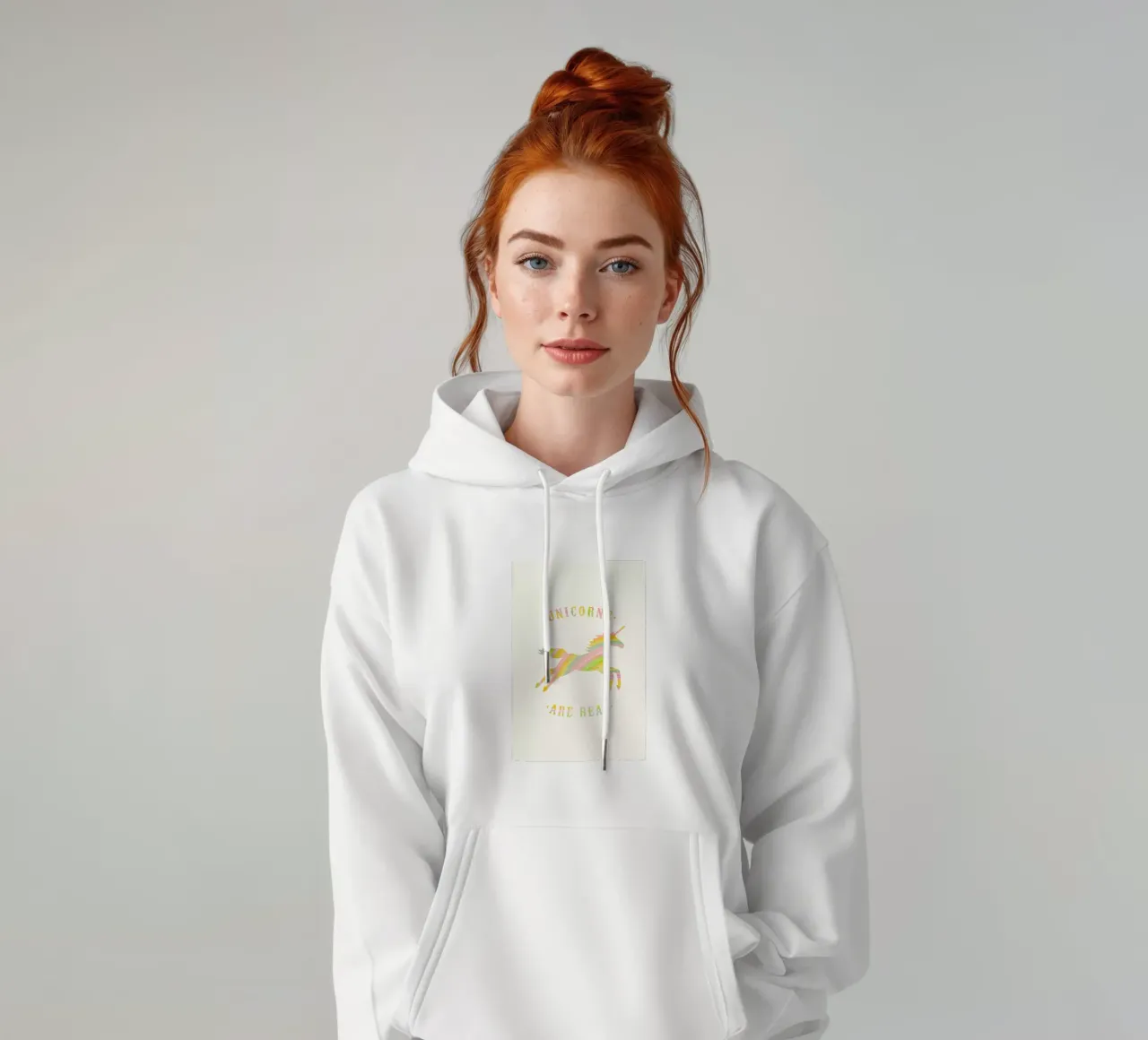 Unicorns Are Real II felpa con cappuccio da Florent Bodart