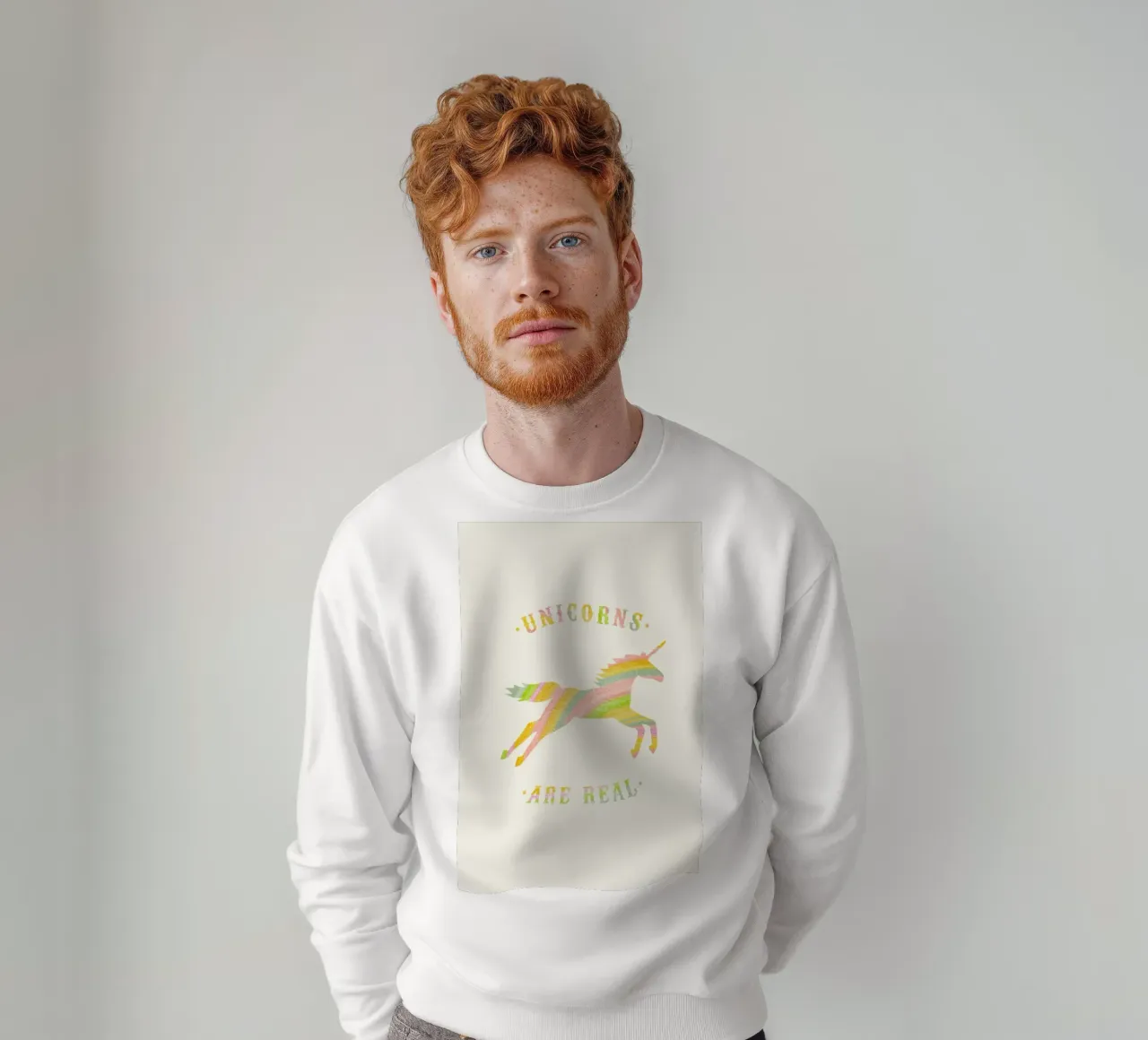 Unicorns Are Real II sudadera de Florent Bodart