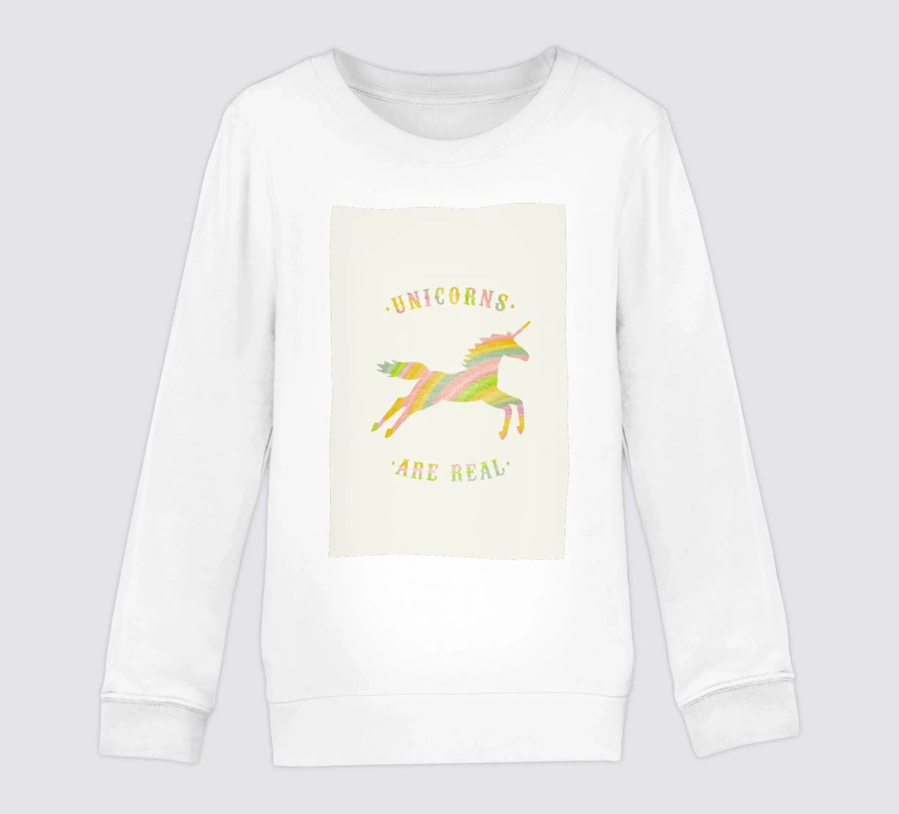 Unicorns Are Real II felpa bambino da Florent Bodart
