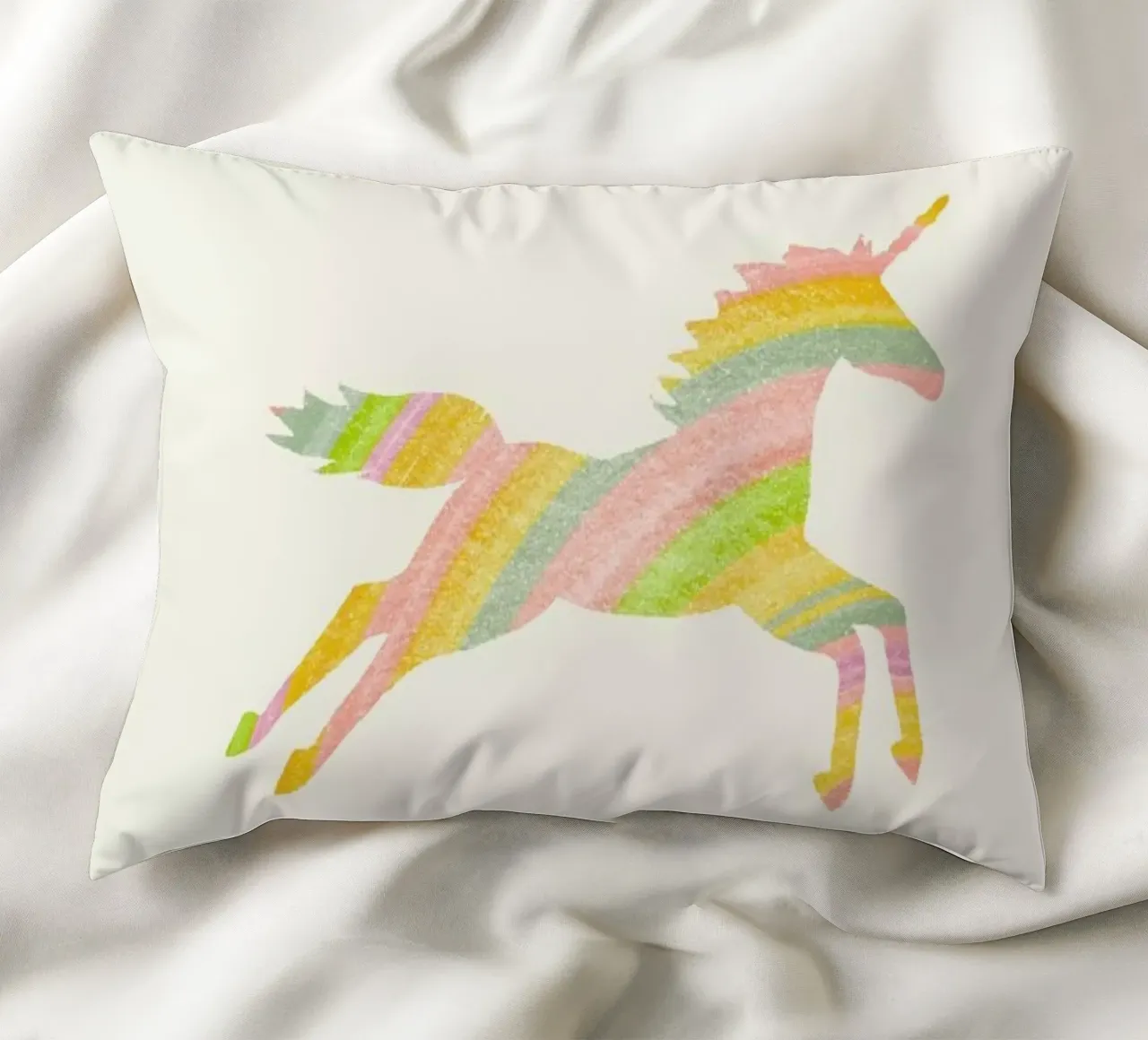 Unicorns Are Real II cuscino da Florent Bodart