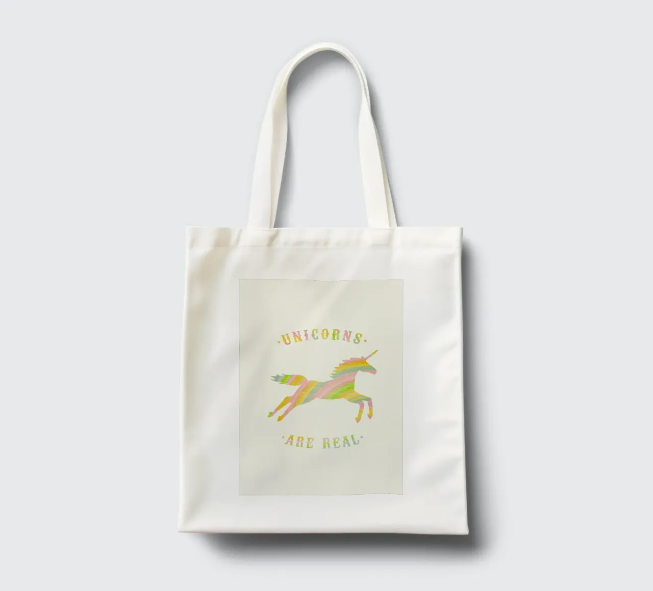 Unicorns Are Real II borsa in juta da Florent Bodart