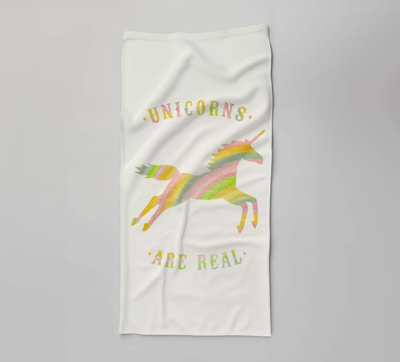 Unicorns Are Real II asciugamano da bagno da Florent Bodart