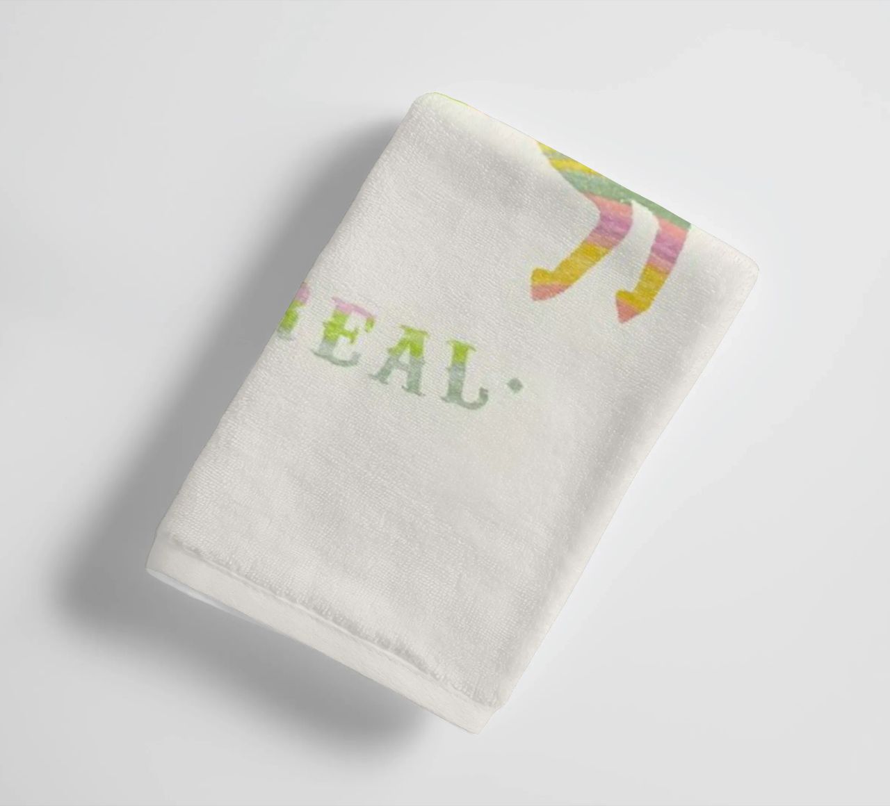 Unicorns Are Real II towel by Florent Bodart