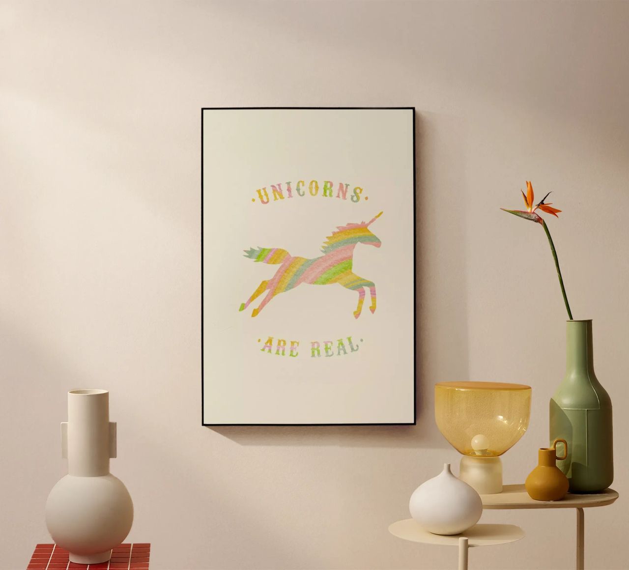 Unicorns Are Real II plexiglass da Florent Bodart